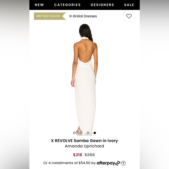 X REVOLVE SAMBA GOWN IN IVORY - XS - Picture 1 of 2